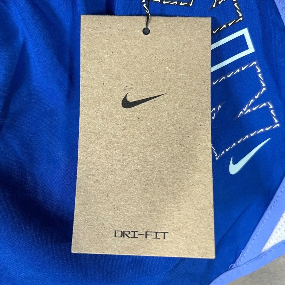 Nike Kids Training Shorts Royal Blue XS Dri-FIT Lined Running Athletic Brand New